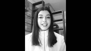 Italian girl rapping Eminems Rap God fastest part [upl. by Eittel]