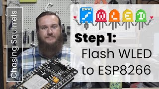 A quick guide on flashing WLED to a NodeMCU ESP8266 board [upl. by Sucramad872]