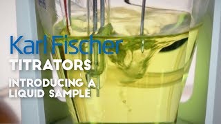 How to Introduce Samples for Karl Fischer Titration [upl. by Cornela557]