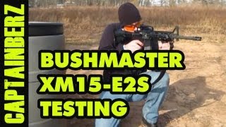 Bushmaster XM15E2S AR15 556 Testing [upl. by Zebapda]