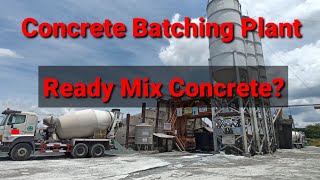 Concrete Batching Plant Paano ang proseso ng Ready mix Concrete [upl. by Reppart951]