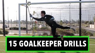 15 Goalkeeper Drills w Progressions  Part 1  Pro GK [upl. by Padgett]