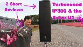 Xvive U3 Review and Turbosound IP300 reviewoutdoor test [upl. by Shafer]