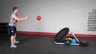 Medicine Ball Rebounder Exercises BodySolidcom [upl. by Fabrianne]