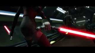 Star Wars The Clone Wars  Quinlan Vos amp ObiWan Kenobi vs Cad Bane 1080p [upl. by Crockett109]