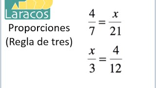 Solucion de Problemas de Proporciones usando la Regla de tres [upl. by Lati]