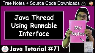 Creating a Java Thread Using Runnable Interface [upl. by Maillil]