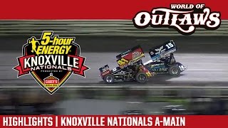 World of Outlaws Craftsman Sprint Cars Knoxville Nationals August 13th 2016  HIGHLIGHTS [upl. by Nino]