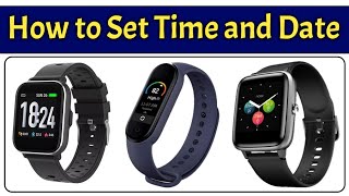 How to Set Time in  Smartwatch Time and Date kaise set kare  Humsafar Tech [upl. by Nnylyar979]