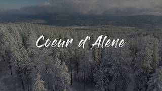 Coeur dAlene Idaho Drone Video  An Aerial Love Story [upl. by Athalla]