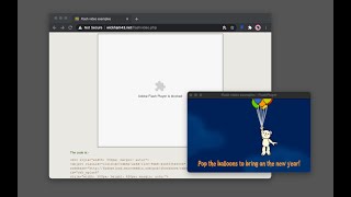 FlashPlayer  SWF to HTML  Browser Extension Preview [upl. by Phelips]