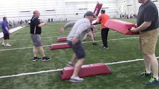 Youth Football Tackling Drills  Green Bay Packers coaching clinic [upl. by Ahsanat]