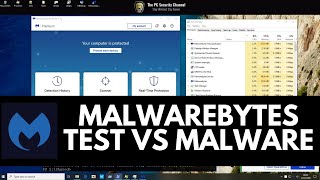 Malwarebytes 41 Test vs Malware [upl. by Noirda]