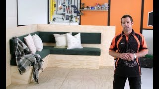 How to Build Bench Seats with Storage  Mitre 10 Easy As DIY [upl. by Einnahc276]