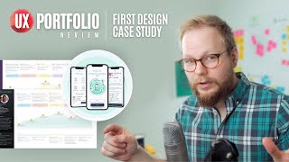 UX Portfolio Review First Case Study Junior UX Designer [upl. by Sankey859]