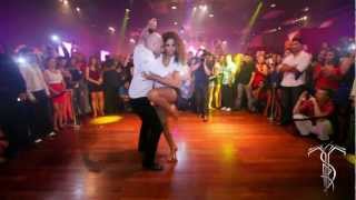 ATACA amp LA ALEMANA Bachata Dance Performance 40 MILLION VIEW PARTY At THE SALSA ROOM [upl. by Lyrac]