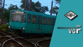 TS Classic Mit dem Düwag über die U4  JM Simulation [upl. by Avaria]