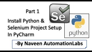 Selenium WebDriver With Python  Installation amp First Code  Part 1 [upl. by Eimoan]