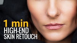 HighEnd Skin Softening in 1 Minute or Less in Photoshop [upl. by Notned]