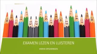 Examen Nederlands  Lezen en Luisteren [upl. by Vasilis86]