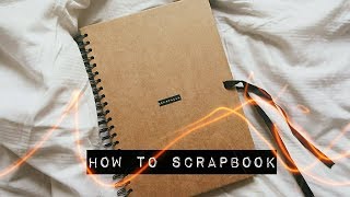 DIY HOW TO SCRAPBOOK [upl. by Redfield291]