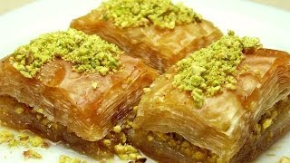 How to Make Baklava  Easy Turkish Recipes [upl. by Benedic]