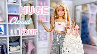 Emily’s Vlog HUGE Closet Tour  Outfit Try Ons Emily amp Friends  Barbie Doll Videos [upl. by Herrera]