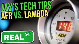 Lambda VS AFR  Jays Tech Tips [upl. by Charlot]