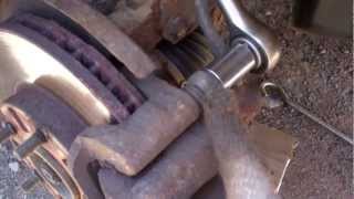 How to lubricate caliper slider pins [upl. by Erminie]