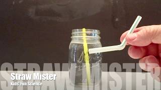 Straw mister Experiment Bernoulli’s principle [upl. by Agan]