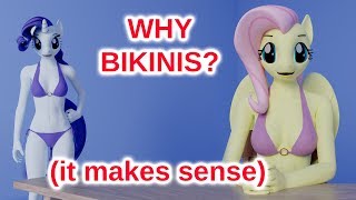 👙 WHY BIKINIS  Fluttershy teaches why it MAKES SENSE [upl. by Adev]