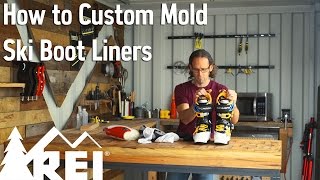 Skiing How to Custom Mold Ski Boot Liners [upl. by Mannes]