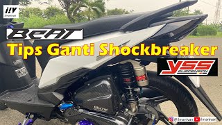 Honda BeAT Ganti SHOCKBREAKER YSS Tabung [upl. by Maggs]