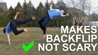 The EASIEST Way to Learn The BACKFLIP [upl. by Anairam]