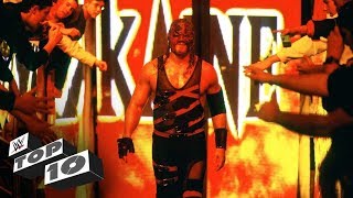 Kanes greatest returns WWE Top 10 July 9 2018 [upl. by Namrej]