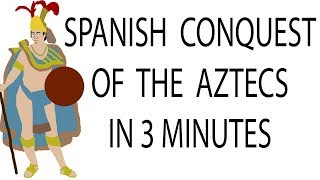 Spanish Conquest of the Aztecs  3 Minute History [upl. by Barboza]