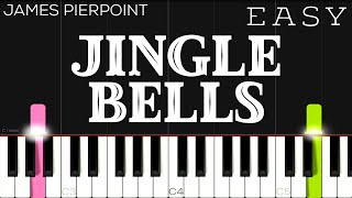 Jingle Bells  EASY Piano Tutorial [upl. by Nikoletta]