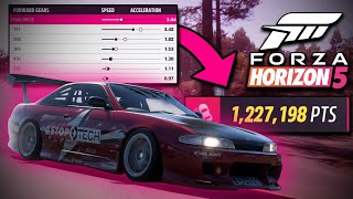 How To Tune A Drift Car in FORZA HORIZON 5 COMPETE WITH FORMULA DRIFT CARS [upl. by Asserak]