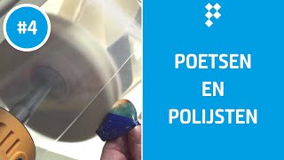 Epoxy polijsten met horizontale polijstmachine  Resin Art [upl. by Nealon]