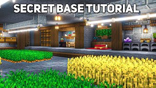 Minecraft Underground Base Tutorial how to build 119 [upl. by Sagerman]