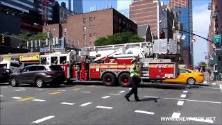 Camion de pompiers à New York [upl. by Ewer901]