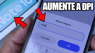 Como AUMENTAR a DPI no REDMI NOTE 10 PASSO a PASSO [upl. by Childs531]