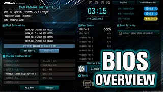 ASRock Z390 Phantom Gaming X BIOS Overview [upl. by Solita]