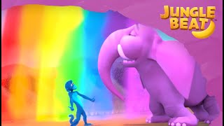 Jungle Beat Munki and Trunk  Fun Compilation 4  Kids Animation 2021 [upl. by Elleirad]