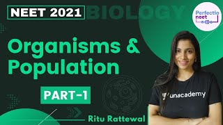 Organisms amp Population  Part 1  NEET 2021  NEET Biology  Ritu Rattewal [upl. by Marten]