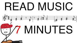 Read Sheet Music in 7 MINUTES guitar [upl. by Adiel970]