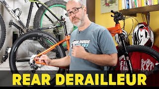 How to adjust your rear derailleur on a mountain bike [upl. by Reave103]