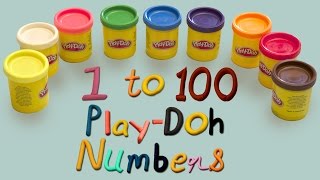 Numbers Song  Learn Numbers 1 to 100  Play Doh Numbers [upl. by Idarb]