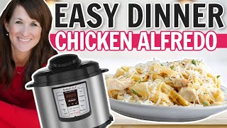 Instant Pot Chicken Alfredo  EASY amp DELICIOUS [upl. by Vedetta464]