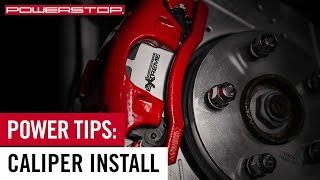 Helpful Tips For Installing A New Caliper  PowerStop [upl. by Sivar]